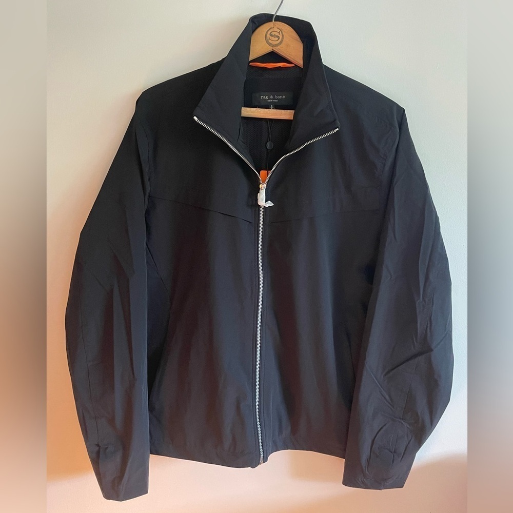 RAG & BONE- Lightweight Black Zip-Up Pursuit Grant Jacket – Men’s small - NWT